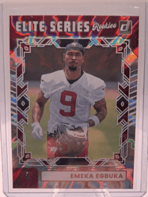 Emeka Egbuka 2025 Donruss Elite Series Rookies Autographed