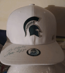 MSU Autographed Izzo Noggin Boss Hat