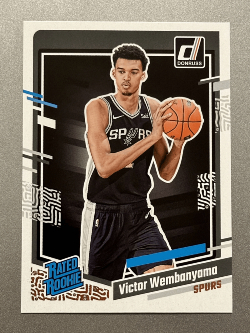 Victor Wembanyama Donruss Rookie Card