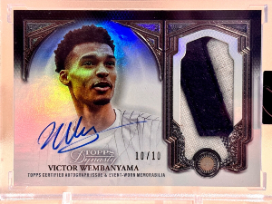 Victor Wembanyama Autographed Trading Card
