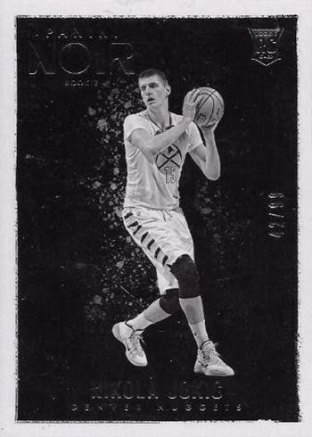 Nikola Jokic NBA Denver Nuggets Basketball Player Nikola Jokic 2015-16 Panini Noir RC