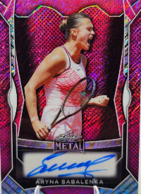 2025 Leaf Metal Aryna Sabalenka Auto Pink Shimmer-$61$