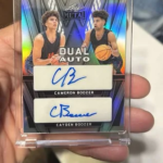 2025 Leaf Metal Cameron-Boozer and Cayden Boozer Dual Autographed Trading Card NCAA Duke