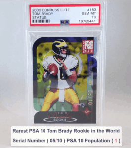 Most Valuable Tom Brady Rookie Card Rankings