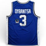 AJ Dybantsa Autographed Jersey light blue pin