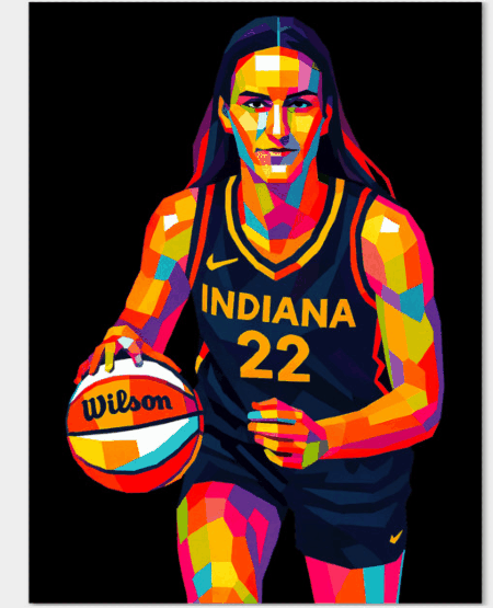 Caitlin Clark Graphic #22  - Wall Poster