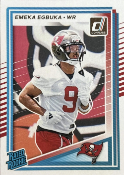 Emeka- Egbuka Donruss Trading Card 2025 team set Tampa Bay Buccaneers