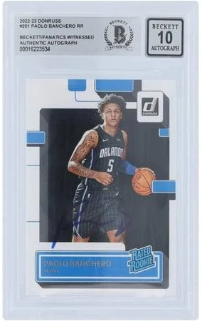 Fanatics Paolo Banchero Orlando Magic Autographed Rookie Card$100