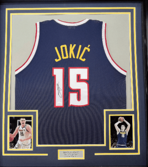 Nikola Jokic  Framed Autographed Jersey