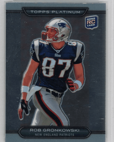 Graded 2010 Topps Platinum Rob Gronkowski #122 Rookie RC Football
