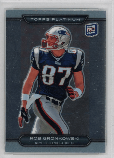 Graded 2010 Topps Platinum Rob Gronkowski #122 Rookie RC Football