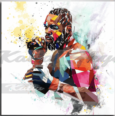 Jon Jones UFC Fighter Wall Art