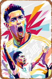 Jude-Bellingham-Pop-Art-Professional-Tin-Poster-PIN