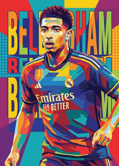 Jude Bellingham Pop Art Port