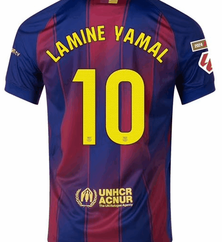 Lamine Yamal #19 Barcelona Soccer Jersey Home and Away 25/26