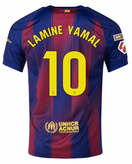 Lamine Yamal #19 Barcelona Soccer Jersey Home and Away 25/26