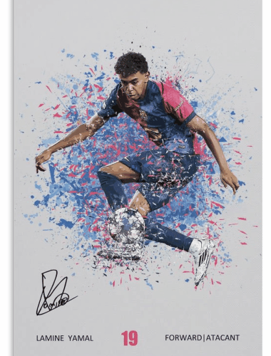 Jamine Yamal  Wall Art Canvas Print: 'Square The Ball'
