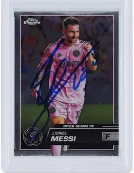 Lionel Messi Inter Miami CF Autographed 2023 Topps Finest MLS$1k