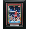 Michael Jordan Blow-Up-Poster-Wooden Display - image: 1986 Fleer Rookie Card