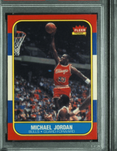 MJ Autograph Fleer 1986 sells for 2.7 million dollars