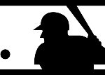 MLB Logo - Black-White Pin