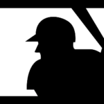 MLB Black-White Button