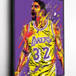 Magic-Johnson-Pop-Art-Canvas-Print-NBA-Los-Angeles-PIN