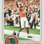 Malachi-Toney-NMT-College-Football-Card-Rare-Miami