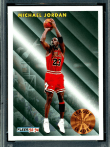 Michael Jordan 1993 Fleer League Leader