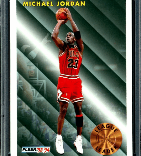 Michael Jordan 1993 Fleer League Leader
