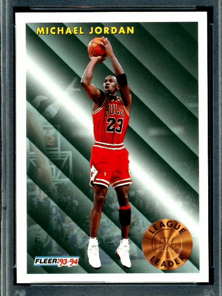Michael Jordan 1993 Fleer League Leader