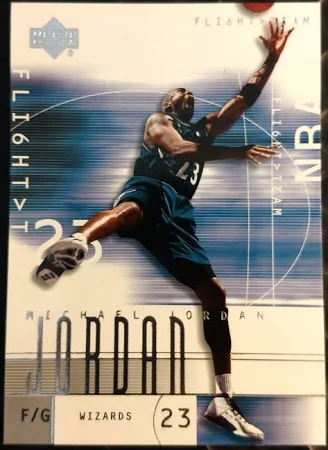 Michael Jordan Wizzards Upper Deck #1 Hall of Famer Basketball Card Chicago Bulls Great! Original authentic Sport cards$15