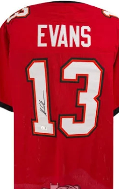 Mike Evans -Tampa Bay Buccaneers Autographed-Football Jerseys Button Pin