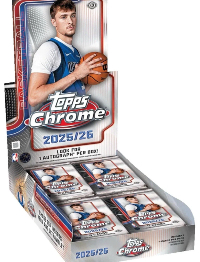 NEW SEALED 2025-26 Topps NBA Chrome-Basketball Hobby Box