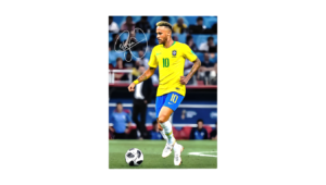 Neymar Jr. Signed Poster