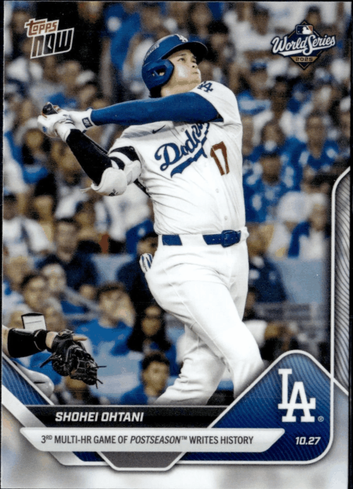 Ohtani World Series Topps HR