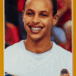 Stephan Curry NBA Rookie Card Topps Chrome 2009 Photo Magnet