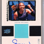 2018 Upper Deck Exquisite Serena Williams Patch Auto Trading Card