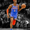 Shai Gilgeous-Alexander Oklahoma City Thunder OKC Signed Photo Autograph Print Poster Wall Art