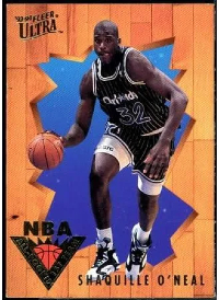 Shaquille-O'Neal-Card-1993-94-Ultra-All-Rookie-Team-#5-$10-pin