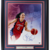Sue Bird Autographed Framed 16x20 Team USA Basketball Plaque Photo