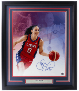 Sue Bird Autographed Framed 16x20 Team USA Basketball Plaque Photo