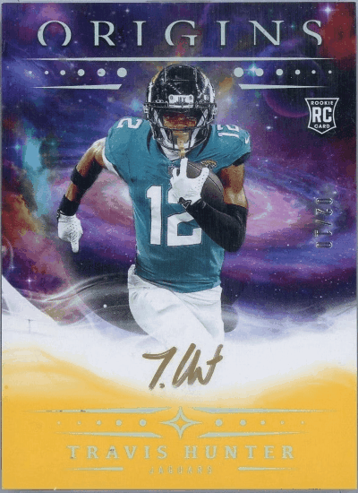Travis Hunter Autographed Rookie Card 2025 Panini
