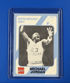 Michael Jordan Autographed UNC Trading Card