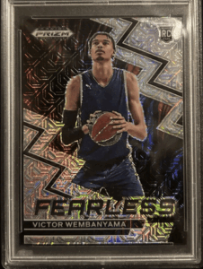 Victor Wembanyama 2023-24-Prizm-Draft-Picks Fearless-Mojo LARGE image