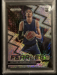 Victor Wembanyama 2023-24-Prizm-Draft-Picks Fearless-Mojo Pin size image