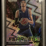 Victor Wembanyama 2023-24-Prizm-Draft-Picks-Fearless-Mojo Bttn