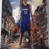 Victor Wembanyama Wall Art: 'Taking The Streets of Paris'