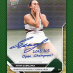 Aryna Sabalenka Topps- US Open celebration 2025 now-one-of-one.celebration (one-of-one)