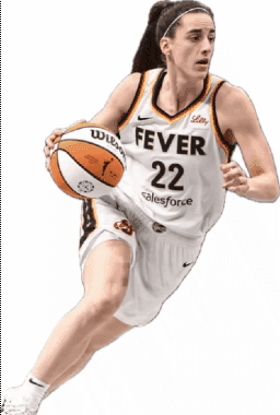 Caitlin Clark Indiana Fever  Die-Cut Laminated Vinyl Sticker Decal